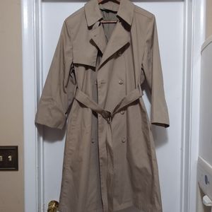 Women's London Fog Rain Trench Coat 12P